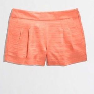 J.Crew Coral Cotton Linen Pleated Dress Short 2